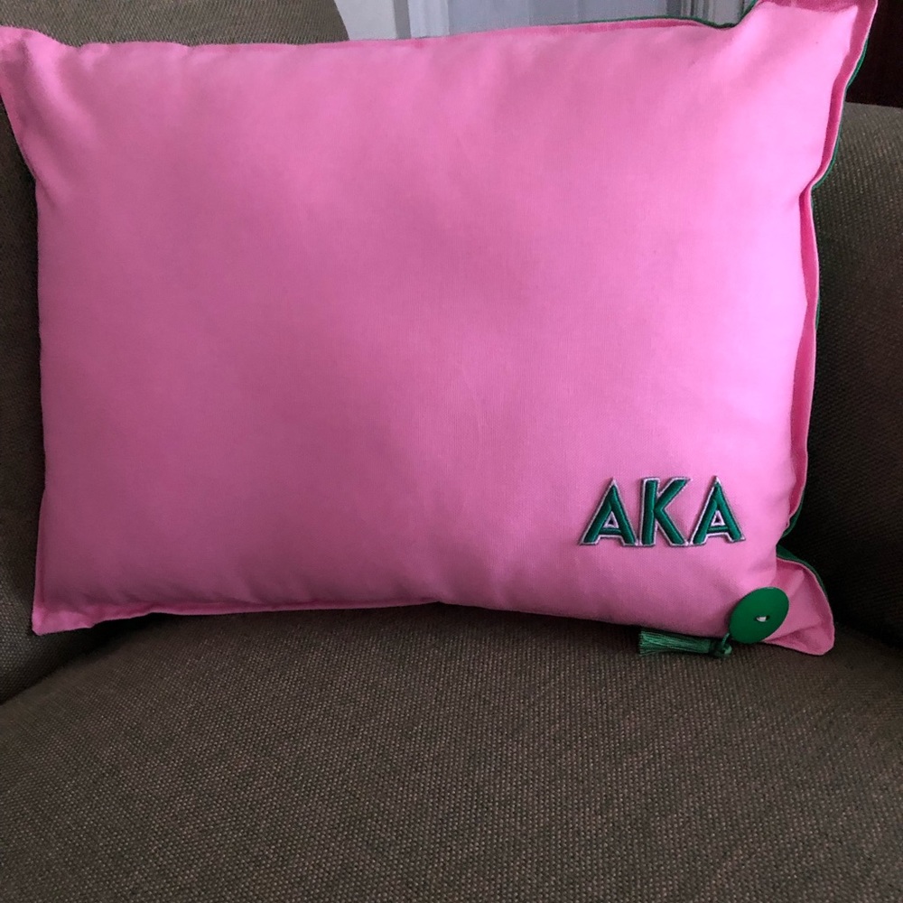 AKA decorative pillow 12 x 16 reversible